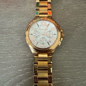 Rose Gold Michael Kors Watch. Excellent Condition